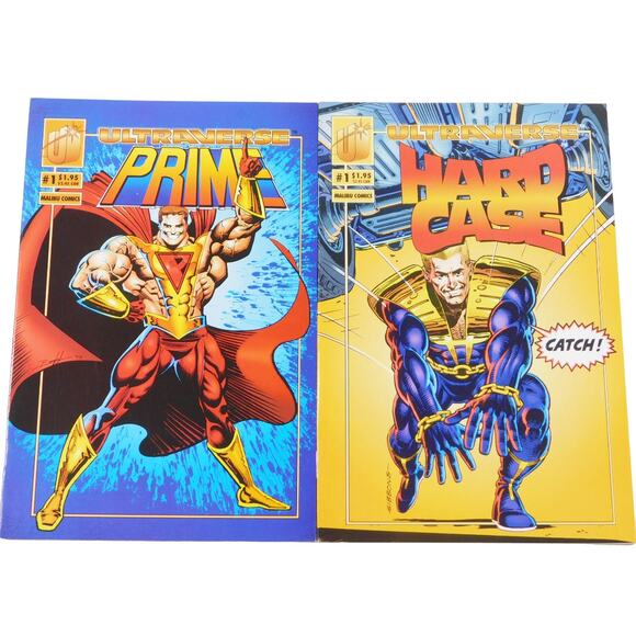 Malibu Ultraverse 1993 Prime 1 and Hardcase 1 Comic Books - Picture 1 of 5